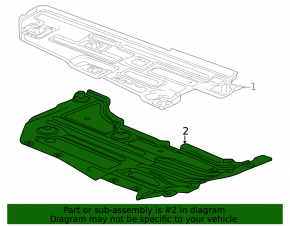 Bottom protection left Chevrolet Volt 16-