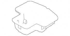 Kia Optima 16-20 trunk tray
