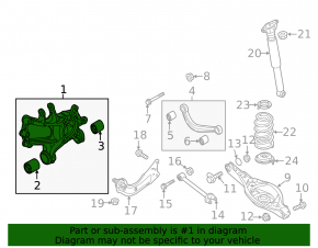 Rear right axle Mazda 3 14-18 BM