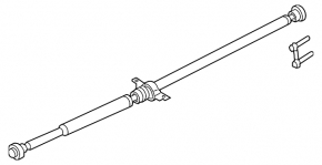 Driveshaft driveshaft Ford Edge 19- 2.0T AWD, rusty