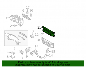 Climate control Mazda CX-5 19-22 auto, scratches