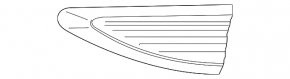 CORSAIR logo emblem for the right fender of the Lincoln Corsair 20-26