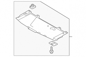 Front bumper lower trim Mazda CX-9 16-