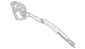 Mazda CX-9 16-23 rear right door lock