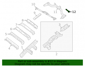 Battery mounting bolts VVB Nissan Leaf 18-22 8pcs 35mm
