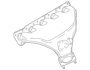 Exhaust manifold VW Beetle 12-14 2.5 broken studs