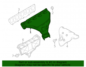 Exhaust manifold VW Beetle 12-14 2.5 broken studs