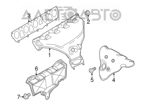Exhaust manifold VW Beetle 12-14 2.5 broken studs