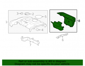 Intake Manifold Guard Cadillac CTS 14-19 2.0T