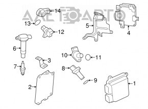 Bracket for ECU unit Mitsubishi Outlander 14-21 type 2