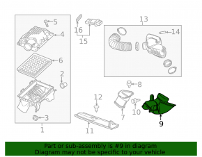 Chevrolet Malibu 13-14 hybrid air intake