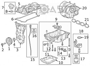 Valve Cover Cadillac ATS 13-19 2.0T