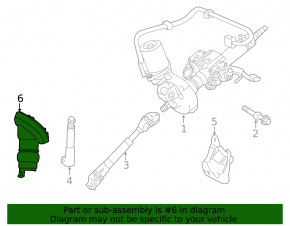 Lexus CT200h 11-17 Steering Joint Boot