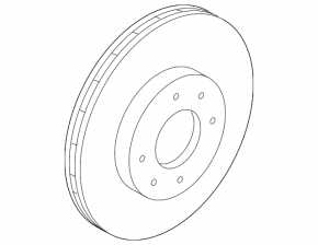 Mitsubishi Outlander 22-25 front left brake disc