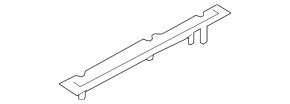 Left Trunk Floor Bracket BMW X3 F25 11-17 Without Organizer