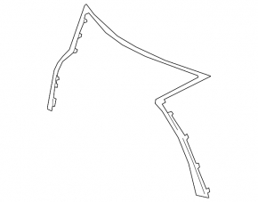 Grill molding grill top Lexus RX350 RX450h 20-