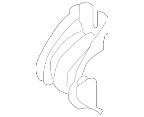 Right front stabilizer bar mounting bracket for Nissan Frontier 22-26