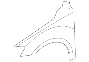 Front right wing VW Tiguan 18-21