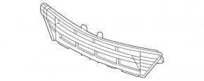 Acura TLX 20-25 Base Front Bumper Lower Grille, SH-AWD, A-Spec