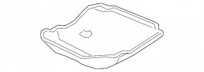 Rear bumper protection Honda Accord 13-15 prerest hybrid