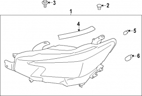 Subaru WRX 22-26 right front headlight