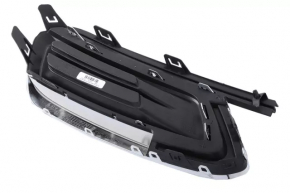 Front bumper grille right Chevrolet Cruze 15-16 rest without fog lights, chrome