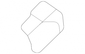 Porsche Taycan 20-26 hood lock bracket