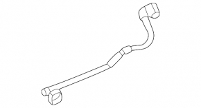 Mercedes X167 GLS 450 20-26 Cooling System Return Hose