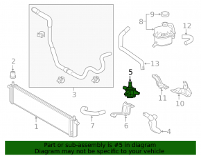 Toyota Rav4 13-18 inverter cooling pump
