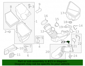 Boost Pressure Sensor BMW 3 G20 19-