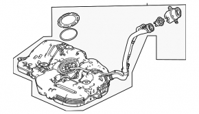 Fuel tank Honda Civic XI FE/FL 22-26 1.5T, 2.0