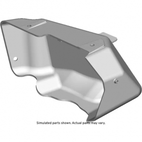 Windscreen wiper grille ventilation shield left Cadillac ATS 13-