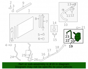 Nissan Quest 11-17 Coolant Expansion Tank