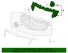 Cadillac ATS 13-14 Grille Deflector