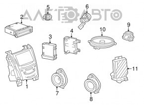 Cadillac ATS 13-Bose Audio Amplifier