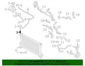 Radiator bracket upper left Polestar 2 21-