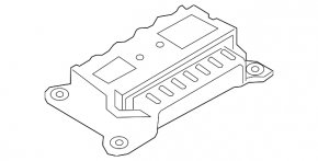 Volvo XC60 18-25 SRS airbag computer module needs refitting; mount is broken
