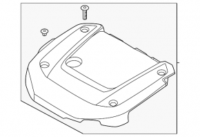 Volvo XC60 22-23 B6 Engine Cover