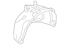 Front right mudguard Volvo XC60 18-23