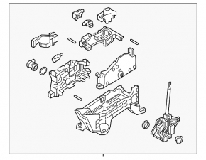 Gearbox shifter Kia Optima 16-20