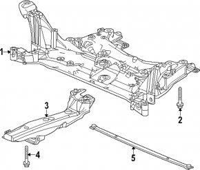 Front subframe Honda Accord 23-