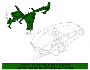Under-torpedo pipe reinforcement Mini Cooper F56 3d 14-24