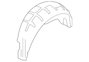 Mudguard rear right Mini Cooper Clubman R55 07-14