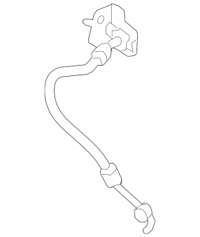 Rear right brake hose for Kia Forte 4d 14-18