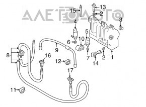 BMW X3 F25 11-17 Rear Window Washer Motor