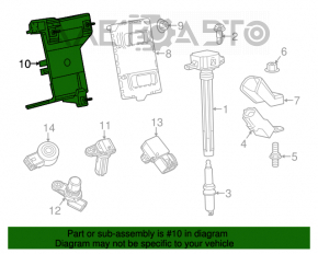 Chrysler 200 15-17 Engine Computer ECU Bracket
