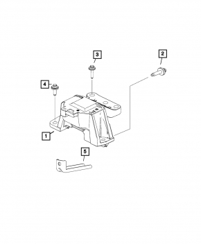Right engine mount for Jeep Renegade 19-23 1.3T