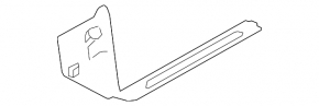Door sill trim front left VW Touareg 11-17 black