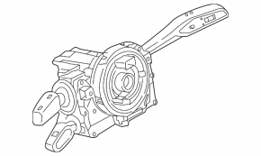 The steering column switch guitar assembly for Audi Q5 80A 21-24 for the lane keeping camera and heated steering wheel is broken