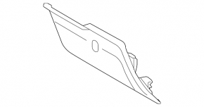 Center console trim side left Audi Q5 80A 18-24 black, with plug